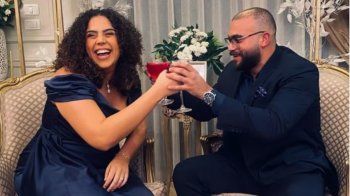 شاهد .. إبنة مفيدة شيحة تحتفل بخطوبتها للمرة الثانية