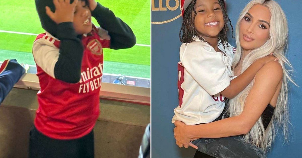 شاهد .. بالفيديو- في عيد ميلاده الثامن.. كيم كارداشيان تعايد إبنها سانتو بلحظات تجمعهما