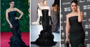 شاهد .. أول إطلالة لـ درة التونسية في مهرجان البحر الأحمر.. وفستانها يعود لعام 2015!