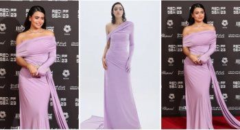 شاهد .. أسماء جلال متألقة بمهرجان البحر الأحمر بتوقيع سعودي.. وهذا سعره