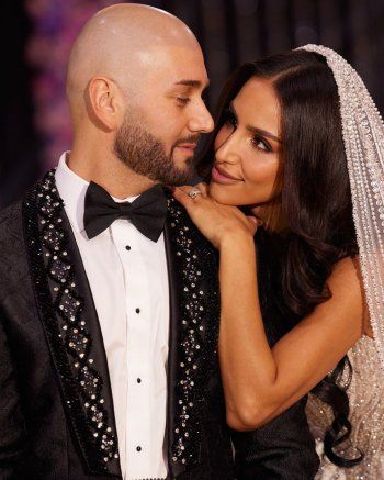 شاهد .. الصور الأولى من زفاف مساري على حبيبته سحر غوليستاني.. وفستانها يخطف الأنظار