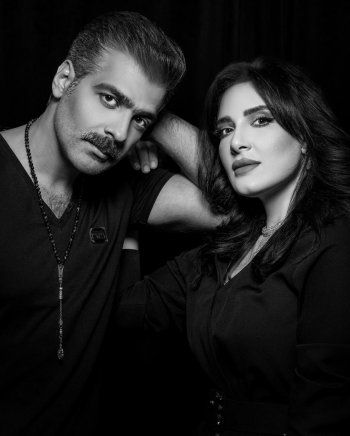 شاهد .. بالصور- هبة الدري وزوجها نواف العلي يحتفلان بذكرى زواجهما الـ11