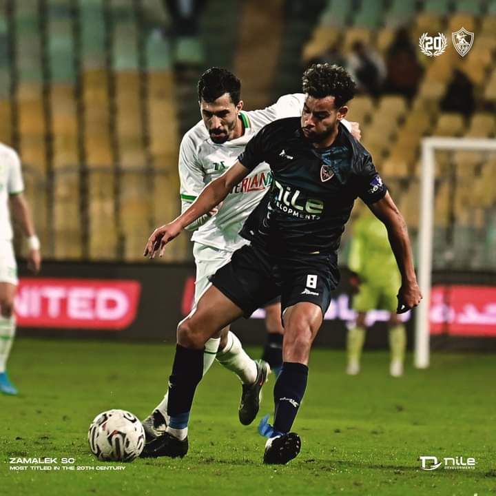 المصري يفوز على الزمالك بهدف ويقفز إلى وصافة الدوري