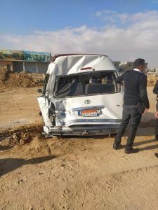 حادث الطريق السياحي لبحيرة قارون