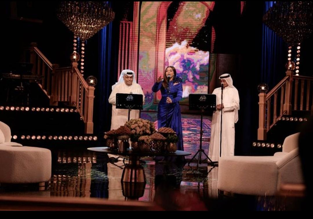 النجمة أحلام تستضيف نبيل شعيل وصلاح خليفة في أمسية طرب كويتية