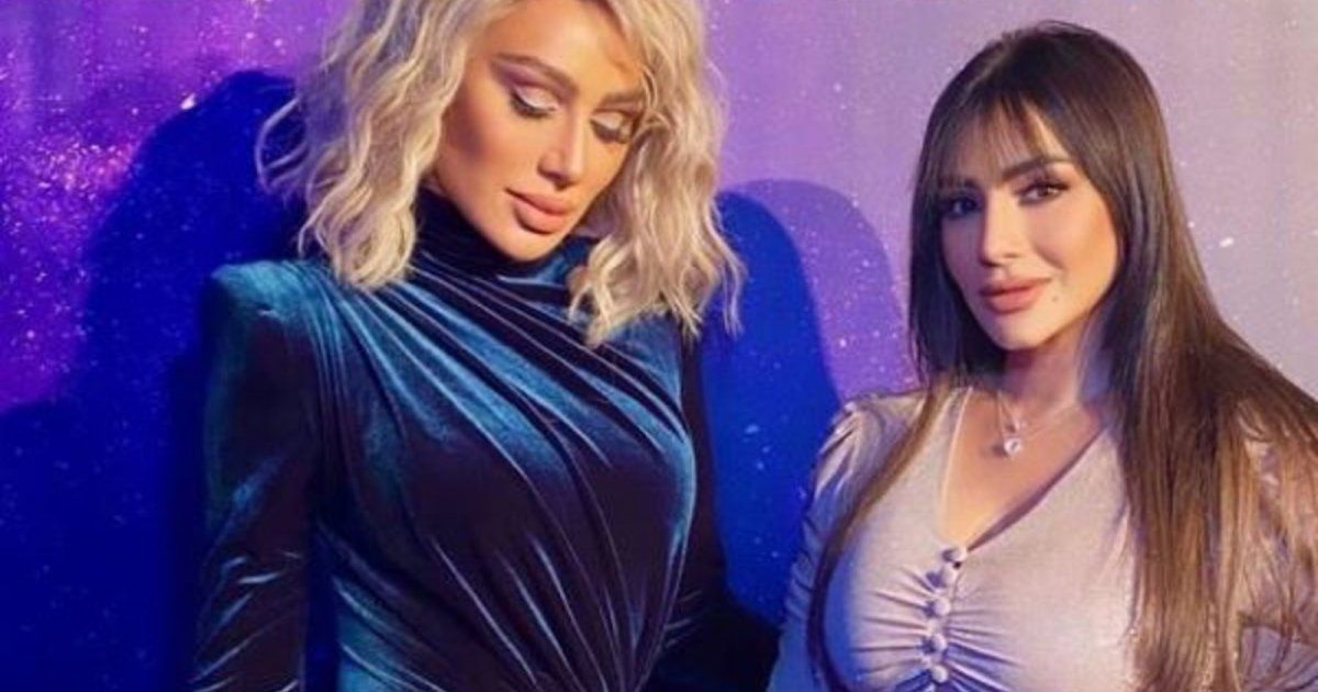 شاهد .. مايا دياب معجبة بتصاميم لـ لجين عمران وتهنئها على مشروعها الجديد-بالصور