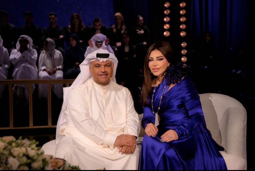 النجمة أحلام تستضيف نبيل شعيل وصلاح خليفة في أمسية طرب كويتية