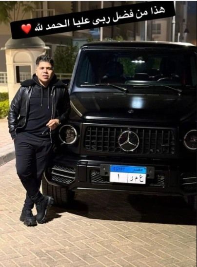 رمز سيارة عمر كمال “ع م ر” وتحمل رقم واحد