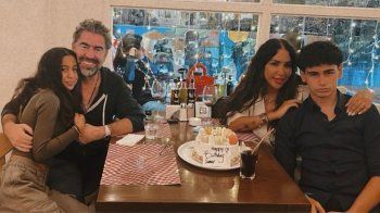 شاهد .. تيم ولمار إبنا سعيد الماروق يجمعانه بطليقته وبداية لصداقة من أجلهما-بالصور