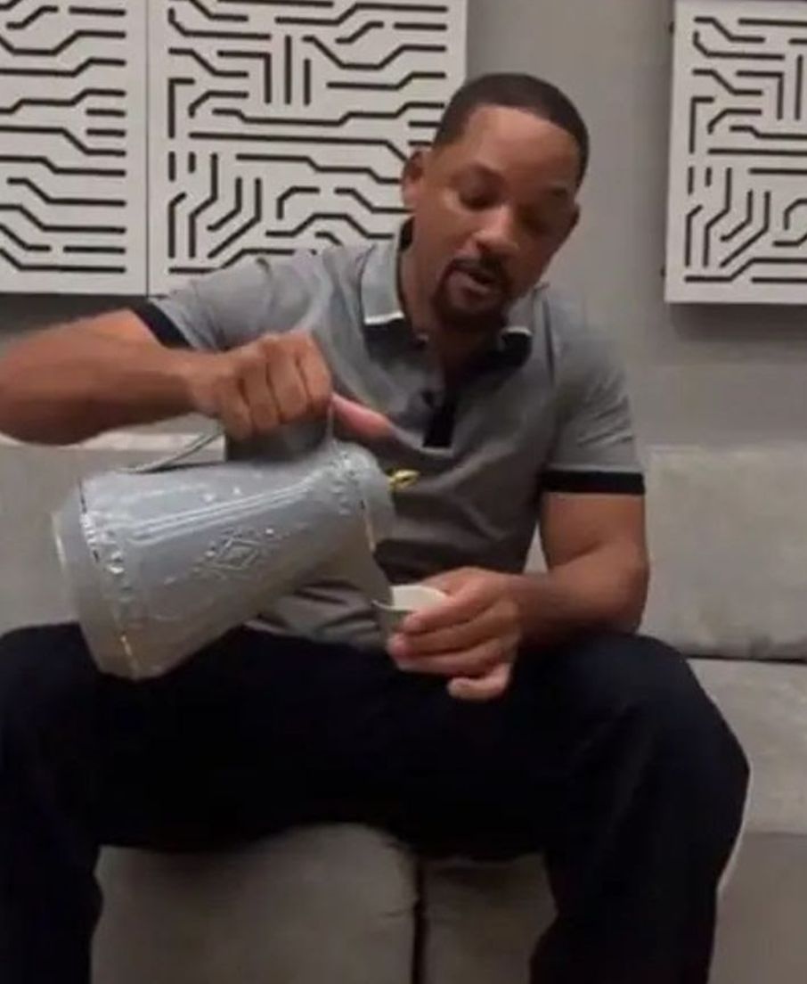 ويل سميث مع عمرو أديب في برنامج بودكاست الجديد