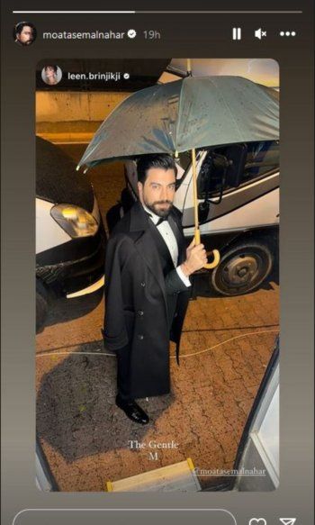 شاهد .. لين برنجكجي تتغزل بزوجها معتصم النهار.. وهذا ما قالته له