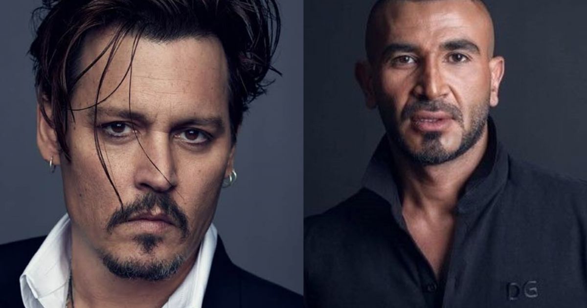 شاهد .. جوني ديب يزور أحمد سعد في منزله .. والأخير : "نورت بيت أخوك ياحبيبي"