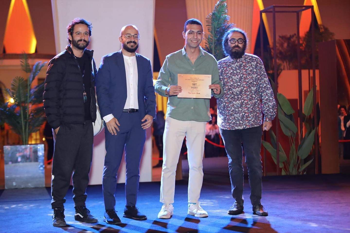 جائزتين لفيلم الرجل الاخير من منصة الجونة