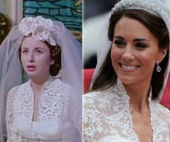 شاهد .. هل ارتدت كيت ميلتون في عرسها فستان فاتن حمامة؟