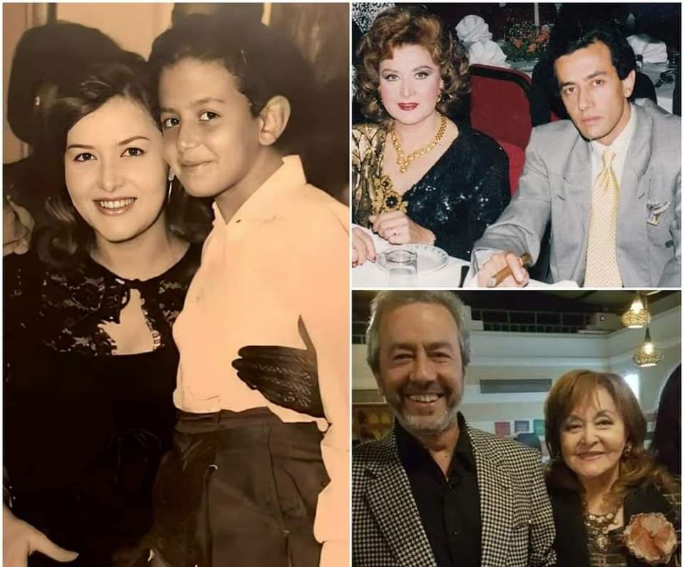 ليلي طاهر وابنها خبير تكنولوجيا الاتصالات