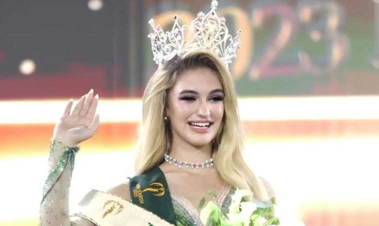 دريتا الألبانية تفوز بلقب ملكة جمال الأرض : تستاهل