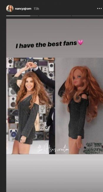 شاهد .. إطلاق دمية على شكل نانسي عجرم في " تيجي ننبسط "