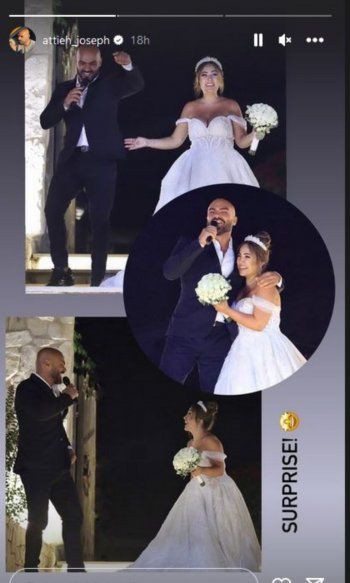 شاهد .. شاب يفاجئ حبيبته ويطلب يدها على المسرح.. وهكذا ساعده جوزيف عطية!