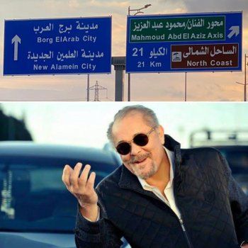 شاهد .. تكريم محمود عبد العزيز بإطلاق إسمه على محور مروري في مصر-بالصورة