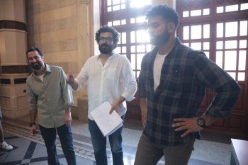 شاهد .. أحمد عبد العال ينهي تصوير فيلم "المنبر" بطولة أحمد حاتم