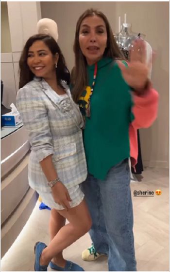 شاهد .. بالصورة - أول ظهور لـ شيرين عبد الوهاب بعد طلاقها بأسبوعين