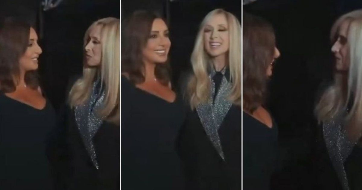 شاهد .. بالأحضان والقبل.. هكذا إلتقت أنغام لارا فابیان في كواليس حفل محمد عبده