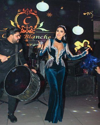 شاهد .. ليال عبود تطل كأميرة من إحدى حفلاتها برأس السنة في بيروت-بالصور