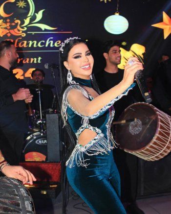 شاهد .. ليال عبود تطل كأميرة من إحدى حفلاتها برأس السنة في بيروت-بالصور