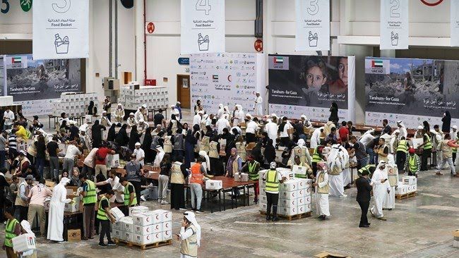 هيئة الأعمال الخيرية العالمية تدعم حملة “تراحم من أجل غزة” بـ 4 ملايين درهم