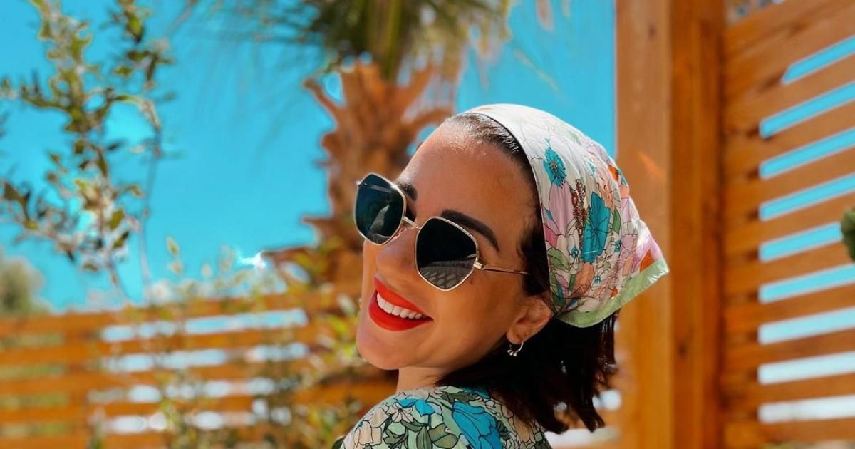 أسما شريف منير بخير وزي الفل بعد حريق نشب بمنزلها