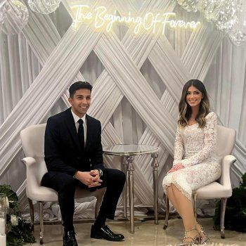 شاهد .. ملك أحمد زاهر تهنئ شقيقتها ليلى على خطوبتها.. وهذا ما قالته