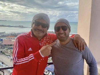 شاهد .. أحمد السقا يستعيد ذكريات فيلم " الجزيرة "مع باسم سمرة من كواليس مسلسل "العتاولة"