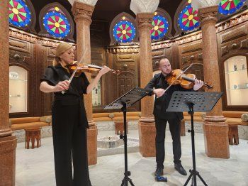 شاهد .. سفر إلى زمن موسيقى الحجرة في قصر سرسق مع ريبال ملاعب وتانيا سونج بدعوة من الكونسرفتوار