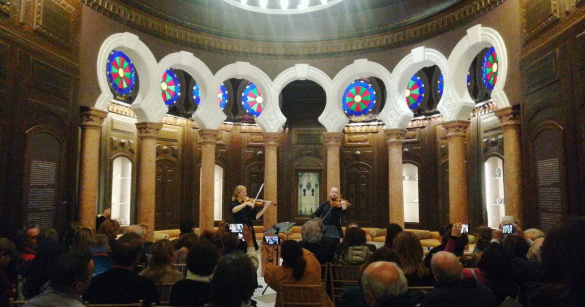 شاهد .. سفر إلى زمن موسيقى الحجرة في قصر سرسق مع ريبال ملاعب وتانيا سونج بدعوة من الكونسرفتوار