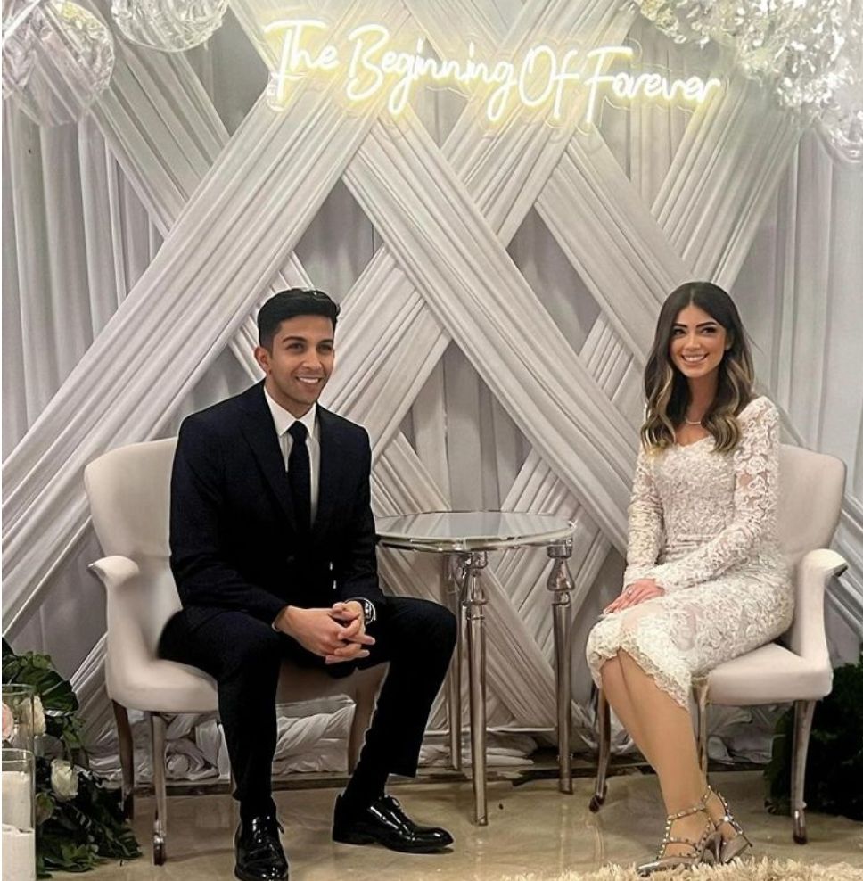 خطوبة ليلى أحمد زاهر وهشام جمال