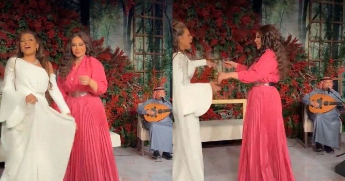 شاهد .. رقصة أحلام ووعد خلال وصلة محمد عبده الغنائية تخلق تفاعلاً كبيراً في أحد الأعراس - بالفيديو