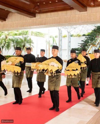 شاهد .. بالصور- المشاهد الأولى من الاحتفال بزفاف أغنى أمير في العالم عبد المتين البلقية