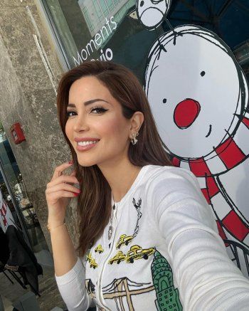 شاهد .. بالصور- بلوك كاجوال مميز..نسرين طافش تستعرض أناقتها و جمالها