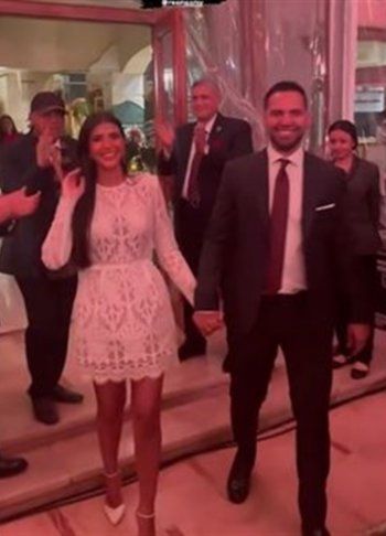 شاهد .. بالصور- ريم سامي تحتفل بخطوبتها على هذا الشاب