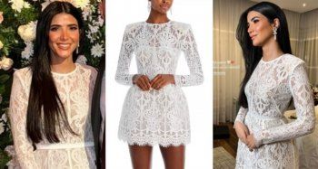 شاهد .. ريم سامي تتألق في حفل خطوبتها.. وإليكم تفاصيل وسعر إطلالتها