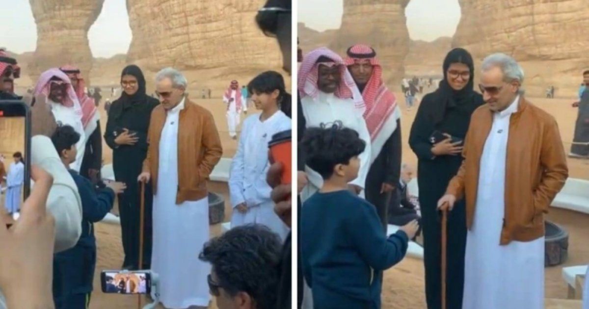 شاهد .. بالفيديو- طفل يدخل في تحدٍ مع الأمير الوليد بن طلال.. وهذا ما حصل
