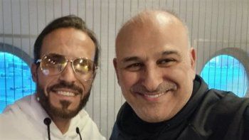 شاهد .. بالصورة - ما الذي يجمع بين يوسف الشريف وجمال سليمان ؟