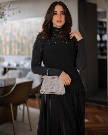 شاهد .. بالصور- سعر خيالي لحقيبة يد درة التونسية..و إطلالتها تضج بالأناقة