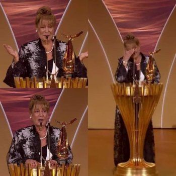 شاهد .. في "joy Awards " تركي آل الشيخ وإم بي سي تفوقا..منى واصف أبكتنا ولبنان يفتخر بنجوى كرم