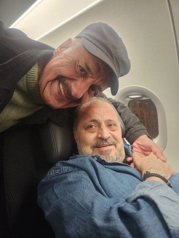 شاهد .. الصدفة تجمع جورج وسوف بـ أيمن زيدان.. وهكذا حصل اللقاء - بالصورة