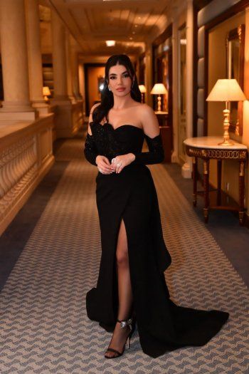 شاهد .. ليال الإختيار تتألق بحضورها في حفل جوائز " Joy Awards 2024 " بفستان من تصميم نور فتح الله