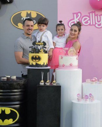 شاهد .. إيميه صياح تحتفل بعيد ميلاد توأمها بأجواء رائعة