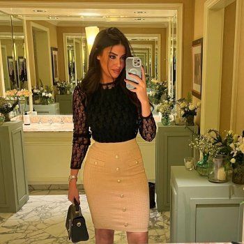 شاهد .. بالصور- سعر مرتفع و خيالي لحقيبة يد ميرنا نور الدين