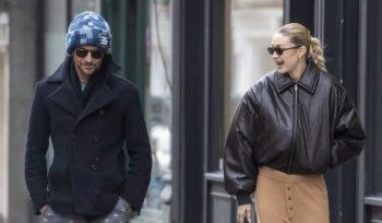 شاهد .. بالصور- جيجي حديد تؤكد علاقتها بـ برادلي كوبر