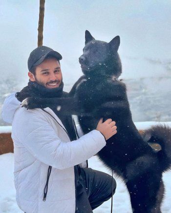 شاهد .. الوليد الحلاني في صورة ملفتة على الثلج